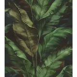 Rasch Textil Rasch Selbstklebende Vliestapete Rio 6,00x0,53m Blätter tropisch dkl.grün - gruen