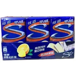 Xuanmai Zuckerfreier Kaugummi (erfrischender Fruchtgeschmack) (50.4G * 9)
