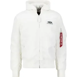 Alpha Industries Ma-1 Zh Back Print Jacke White / Black XL