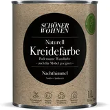 Schöner Wohnen Farbe Naturell Kreidefarbe 'Nachthimmel' anthrazit matt 1 l