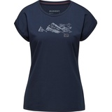 Mammut Mountain Finsteraarhorn T-Shirt Women, marine, M