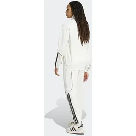 adidas Trainingsanzug ADIDAS SPORTSWEAR "M 3S STADIUM TS", Damen, Gr. XXL, sanftes weiß, schwarz, Obermaterial: 100% Polyester, Sportanzüge Trainingsanzug