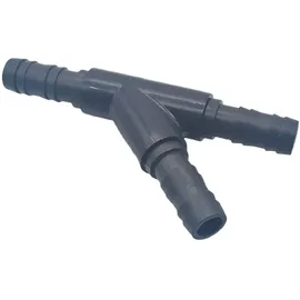 DeinSchlauch24 T-Stück 40 mm PVC grau