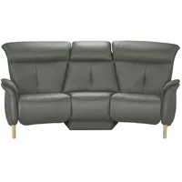 himolla Einzelsofa Leder  4708 ¦ grau ¦ Maße (cm): B: 216 H: 97 T: 119.0