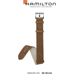 Hamilton - Leder-Nato-Armband Khaki field 20mm H690.694.106 - braun