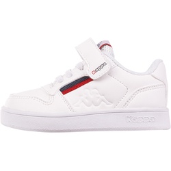 Sneaker KAPPA Gr. 27, rot (white, red) Kinder Schuhe Sneaker – in kinderfußgerechter Passform