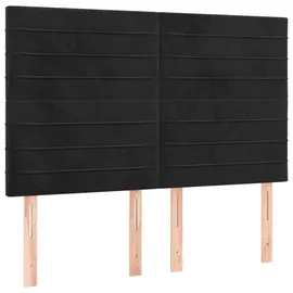 vidaXL Boxspringbett 140 x 200 cm Schwarz
