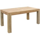 LINDER EXCLUSIV Teak Gartensitzgruppe Teakholz Tisch 180 x 90 cm