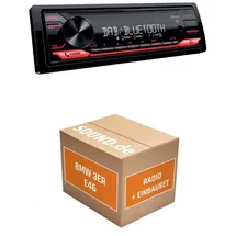 JUST SOUND best choice for caraudio Autoradio JVC KD-X282DBT für BMW 3er E46 Bose Business S