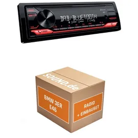 JUST SOUND best choice for caraudio Autoradio JVC KD-X282DBT für BMW 3er E46 Bose Business S