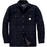 CARHARTT Flannel Sherpa‐Lined Shirt Jac 107017 - XL - blau