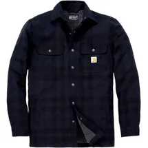 CARHARTT Flannel Sherpa‐Lined Shirt Jac 107017 - XL - blau