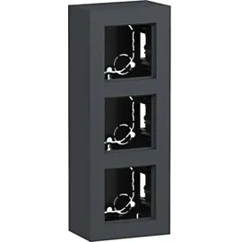 Hager WAD8310AT Gehäuse 3fach, hohe Ausführung, Aufputz, A.8, anthrazit matt,