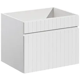 vente-unique Waschbeckenunterschrank 1 Schublade 60 x 46 cm Weiß