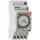 Vemer VP879100 Duet-D – Elektromechanische Zeitschaltuhr, tägliche Programmierung, 2-DIN-Module, Relais 16A, 230V, Montage auf Hutschiene, Grau