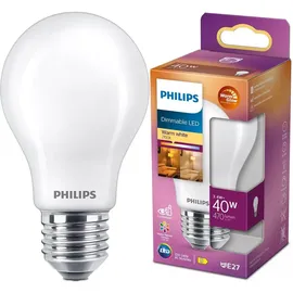 Philips LED-Birne 3,4W E27 475lm warmweiß