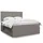 vidaXL Boxspringbett 180 x 200 cm Taupe