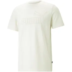 Puma Essentials Elevated Pique T-Shirt Herren - weiß-M