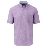 FYNCH-HATTON Kurzarmhemd, mit Markenlabel auf der Brusttasche, Gr. M - N-Gr, dusty lavender, , 12501843-M N-Gr