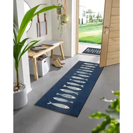 Wash+Dry Fish Tango 60 x 180 cm Blau