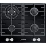 AKTIONSPREIS Gaskochfeld 60cm Kaiser Autark Schwarz Glas  WOK 3,8KW mit Adapter