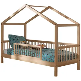 Vipack Hausbett 90 x 200 cm Buche lackiert natur braun
