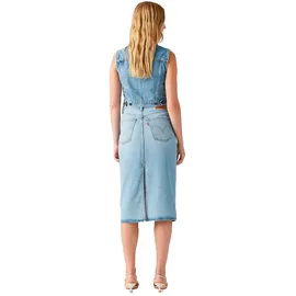 Levi's Hr Back Slit Skirt Riveting Clean Hem - 29W