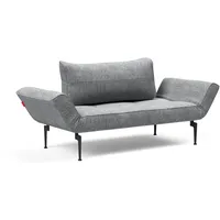 Innovation Living Schlafsofa Zeal Laser Stoff Grau Granit