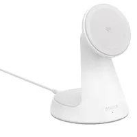 Anker MagGo MagSafe kompatibles 2-in-1 Ladegerät, Qi2 Zertifiziert 15W Schnellladegerät Ständer, Einstellbar stabil, Für iPhone 17/16/15/14/13/12, AirPods Pro und mehr (Ohne Netzteil)