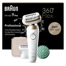 Braun Silk-épil 9 Flex 9-071 3D, Weiß/Gold