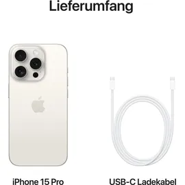 Apple iPhone 15 Pro 1 TB Titan Weiß