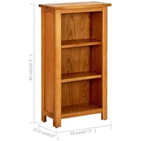 vidaXL Bücherregal 45 x 22,5 x 82 cm Braun