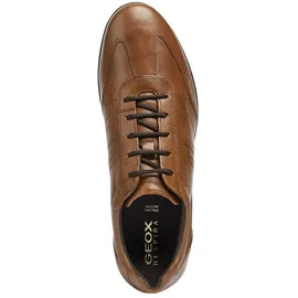 GEOX Herren U Symbol Oxfords, Kalb Braun, 43 EU