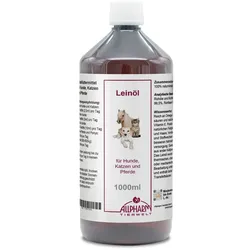 Leinöl Kaltgepresst F.haustiere und Pfer 1000 ml