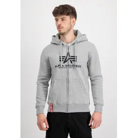 Alpha Industries Basic Reißverschlusspullover Grey Heather S