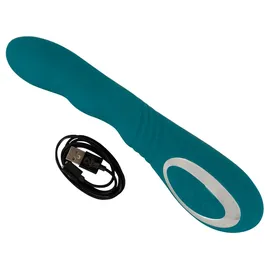Sweet Smile „Rotating G-Spot Vibrator“ mit rotierender Spitze, grün