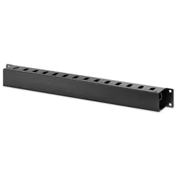 APC Easy Rack - Rack-Kabelorganizer (horizontal) - Schwarz - 1U - 48.3 cm (19")