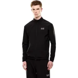 EA7 für Herren. 7M000069_AF13392 Dynamisches Athleten-Sweatshirt Sweatshirt Sweatshirt Strickjacke aus Ventus7 Technical Fabric Schwarz (XL)