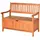 komfotteu Gartenbank 104 x 59 x 90 cm Beige
