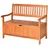 komfotteu Gartenbank 104 x 59 x 90 cm Beige