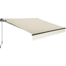 Tectake Gelenkarmmarkise Ornella 150 cm beige