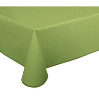 Beautex Tischdecke Wachstuch Tischdecke abwischbar rutschfest mit Paspelband Eckig Rund (1-tlg) grün Oval - 140 cm x 190 cm