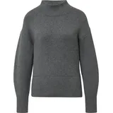 s.Oliver Strickpullover mit Stehkragen Grau 46