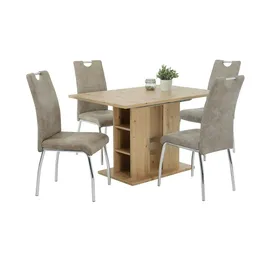 Möbel Kraft Stuhl Karola II Stoff beige