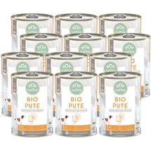 Naftie Bio-Hundefutter Pute 12 x 400 g