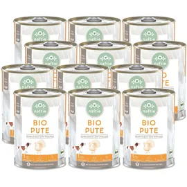 Naftie Bio-Hundefutter Pute 12 x 400 g