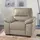 Calia Italia Sessel Gaia Leder 100 x 92 x 94 cm beige