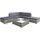 vidaXL Garten-Lounge-Set grau 42737