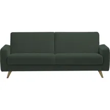 exxpo - sofa fashion 3-Sitzer Schlafcouch Cord Braun