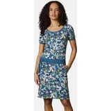 Ragwear Sommerkleid Gemustert Blau/Orange/Schwarz/Weiß 34